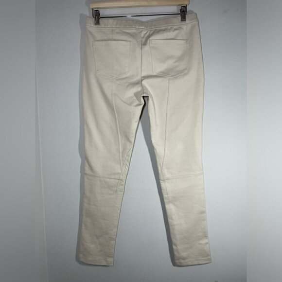 Free People Cream Moto Leggings size L - Picture 4 of 7